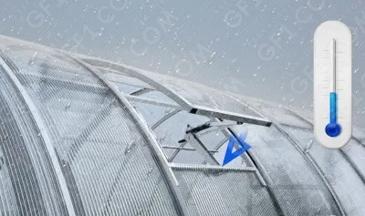 Automated Ventilating Window For Greenhouse RUBY PRO